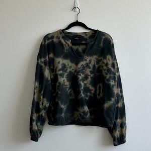 Sanctuary Long Sleeve V-Neck Tie Dye Top Sz Mediu… - image 1